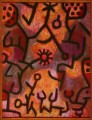Flora sobre rocas Sun Paul Klee